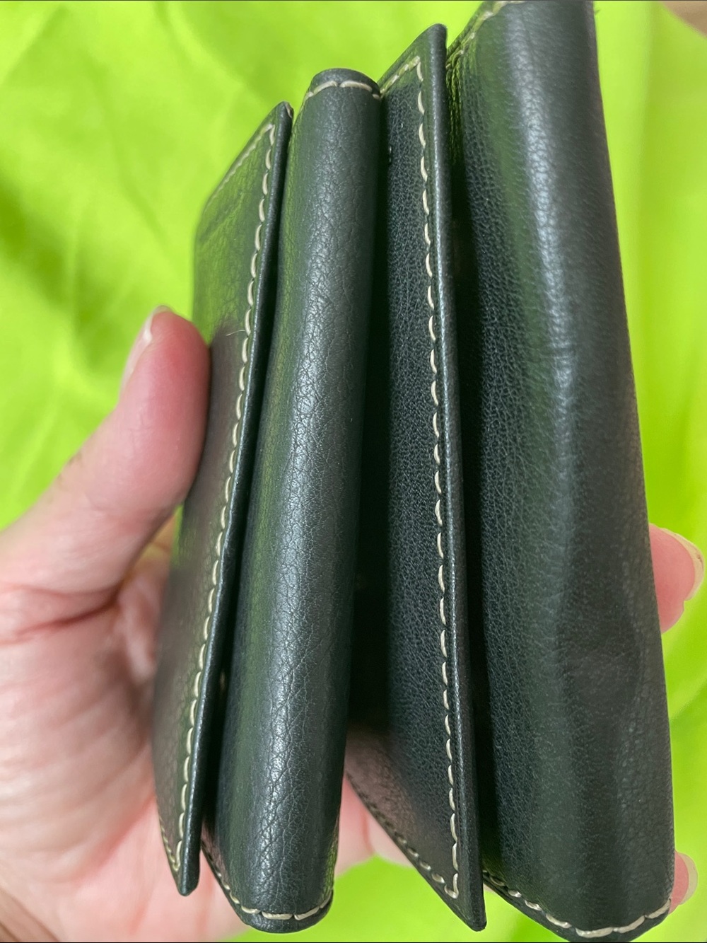 Fossil Black Leather Key & Card Holder bundle of 2 - Picture 7 of 8